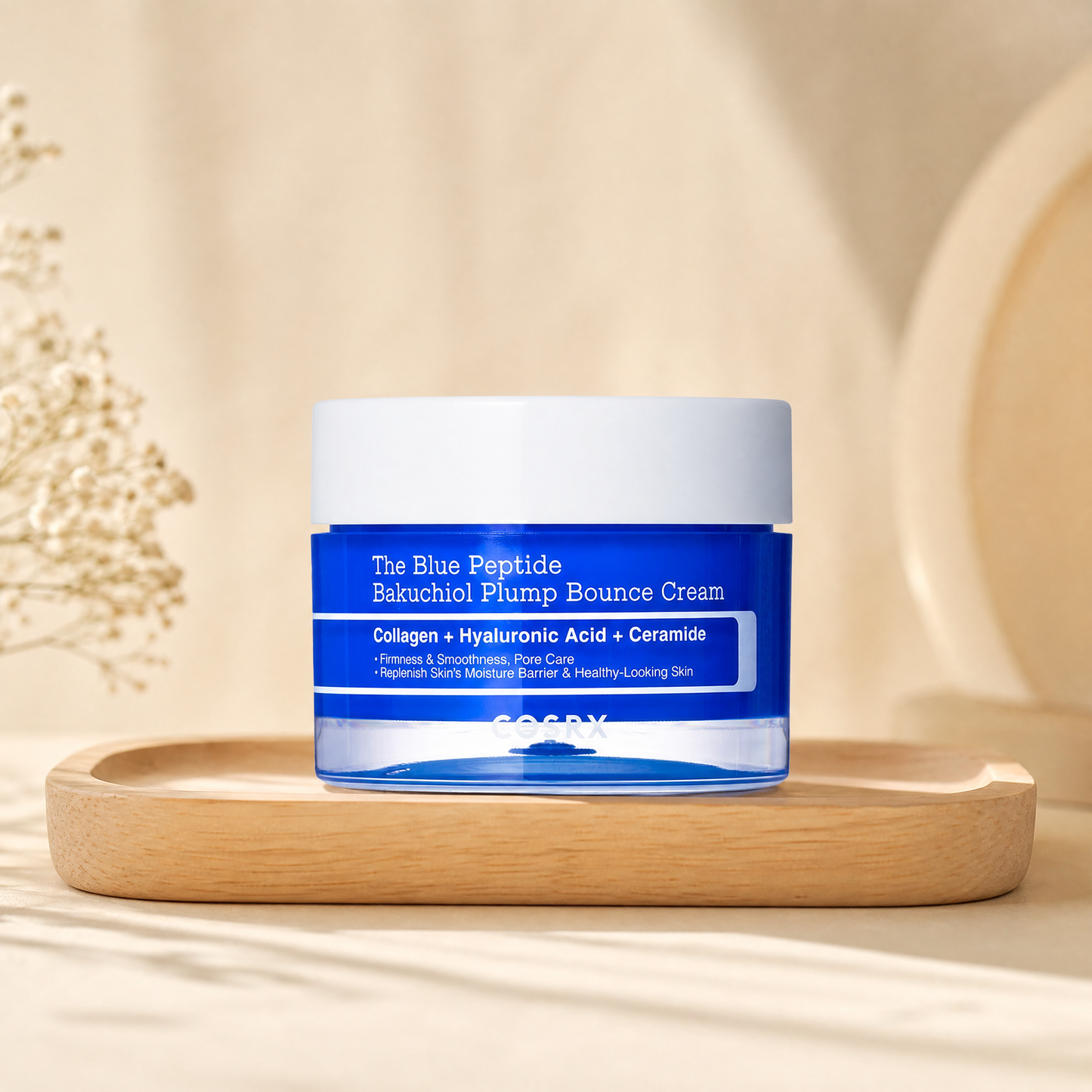 COSRX The Blue Peptide Bakuchiol Plump Bounce Cream 50g